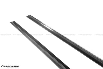 2008-2014 Mercedes Benz W204 C63 AMG RZ Style Carbon Fiber Side Skirts - 0