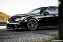 2008-2014 Mercedes Benz W204 C63 AMG RZ Style Carbon Fiber Side Skirts-4