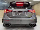 TAKD Carbon Fiber Roof Spoiler for Mercedes Benz A45 A35 A220 Hatchback W177 2019-ON-4