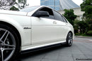 2008-2014 Mercedes Benz W204 C63 AMG Sedan VS Style Carbon Fiber Side Skirts-4