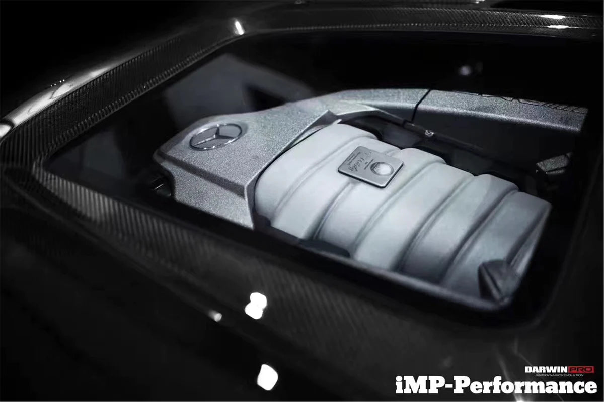 2012-2014 Mercedes Benz W204 C63 AMG IMP Style Carbon Fiber Hood (Darwin Pro)