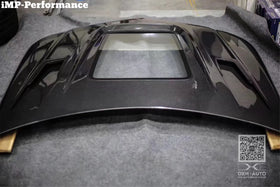 2012-2014 Mercedes Benz W204 C63 AMG IMP Style Carbon Fiber Hood (Darwin Pro) - 0
