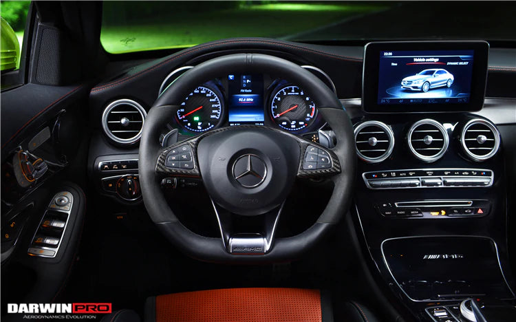 2015-2018 Mercedes Benz W205 C63/S AMG Sedan Carbon Fiber Interior-4