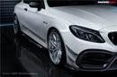 2015-2021 Mercedes Benz C63 / C-Class Coupe IMP Style Carbon Fiber Side Skirts-4
