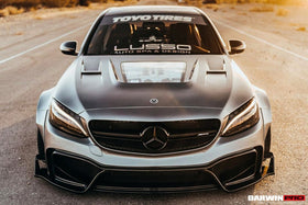 2015- 2018 W205 C63/S AMG Sedan IMP Style Partial Carbon Fiber Full Body Kit - 0