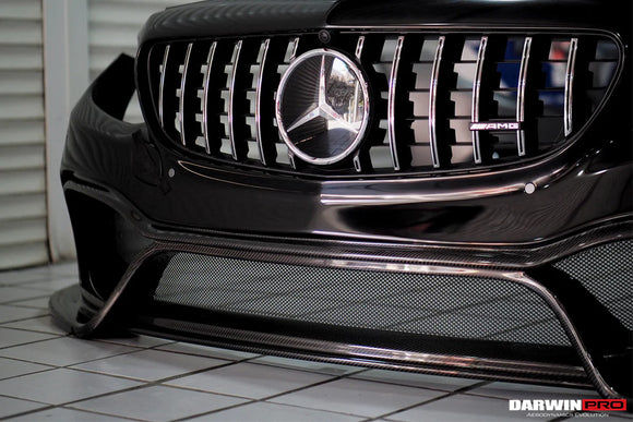 2015-2021 Mercedes Benz W205 C63/S AMG Sedan IMP Style Partial Carbon Fiber front bumper