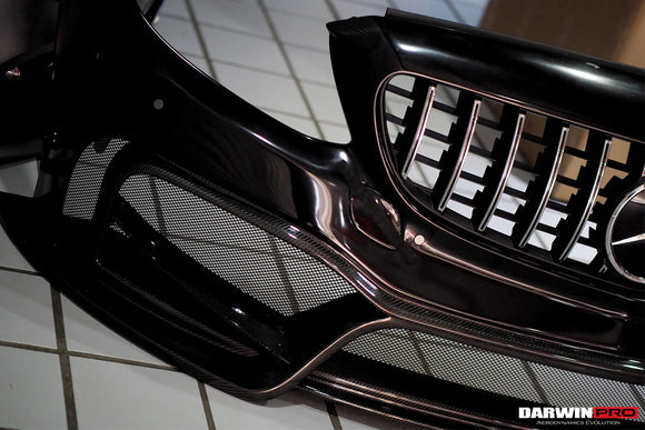 2015-2021 Mercedes Benz W205 C63/S AMG Sedan IMP Style Partial Carbon Fiber front bumper