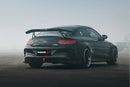 2015-2021 Mercedes Benz C-Class W205 Coupe IMP Style Carbon Fiber Trunk Spoiler-3