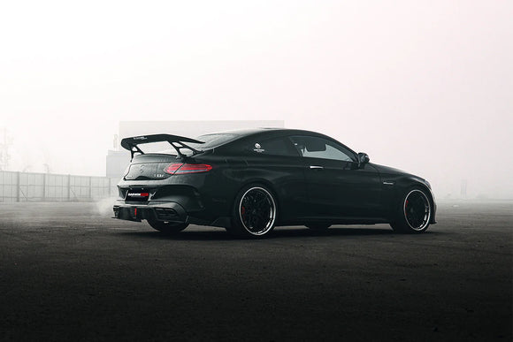 2015-2021 Mercedes Benz C-Class W205 Coupe IMP Style Carbon Fiber Trunk Spoiler