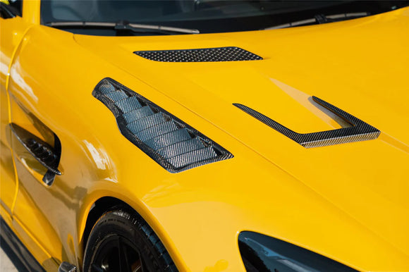 2015-2021 Mercedes Benz AMG GT/GTS/GTC/GTR BK Style Partial Carbon Fiber Front Fender